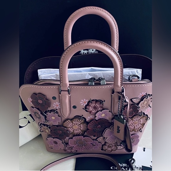 - 🌸COACH DAKOTAH SATCHEL TEA ROSE in DUSTY ROSE - Picture 4 of 17